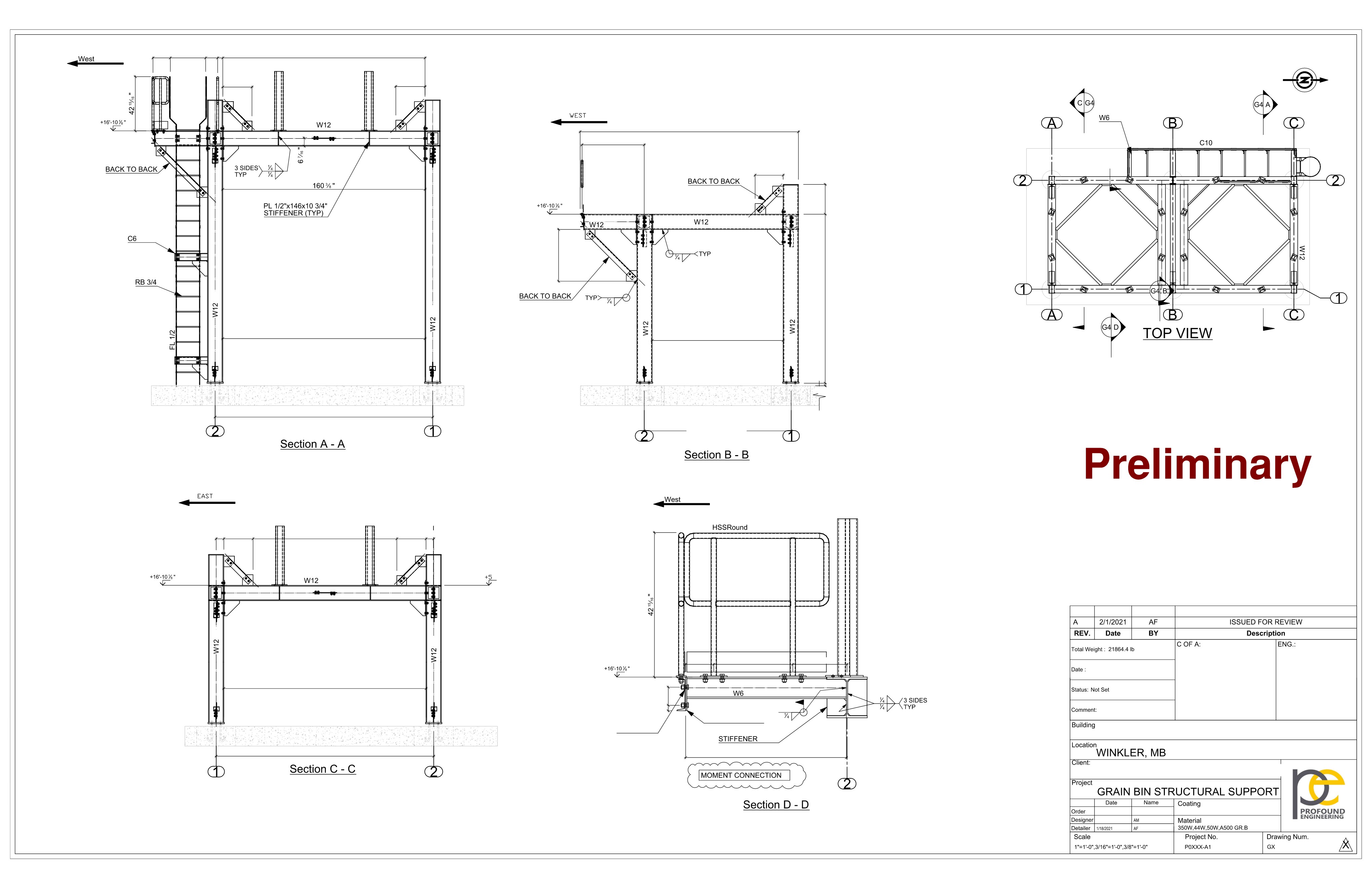 Grain Bin Support Structure – Elevated System image