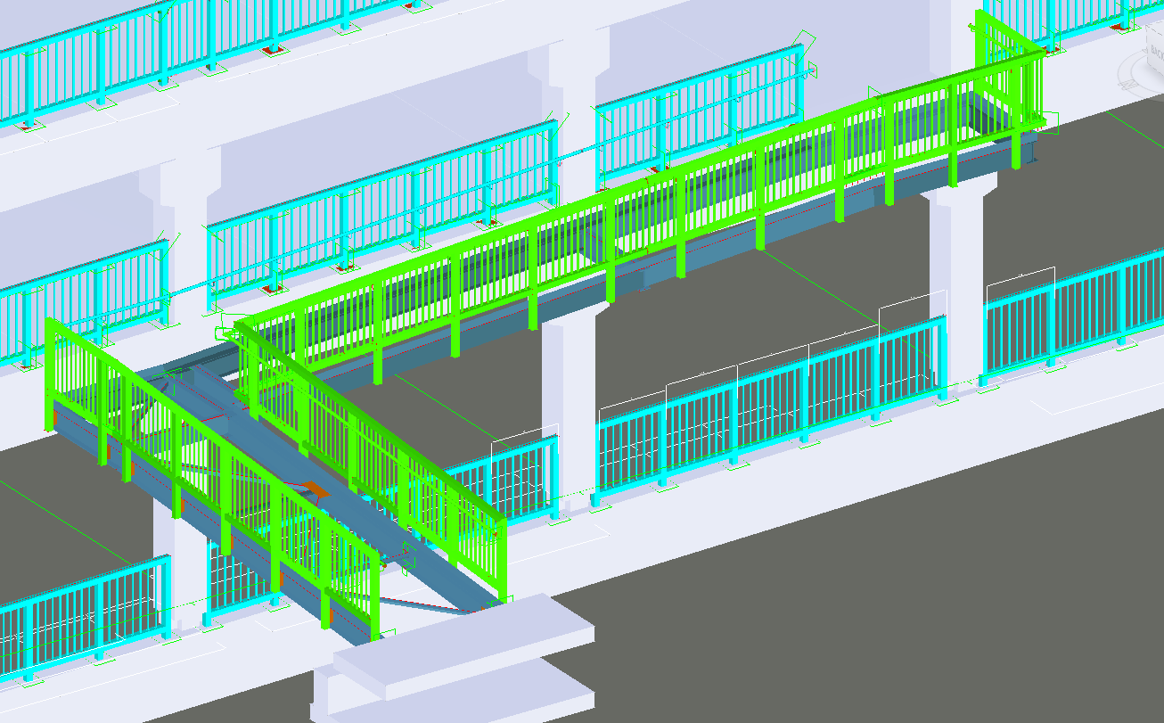 Parkade Guardrails & Structural Steel – UMBH Rebuild image