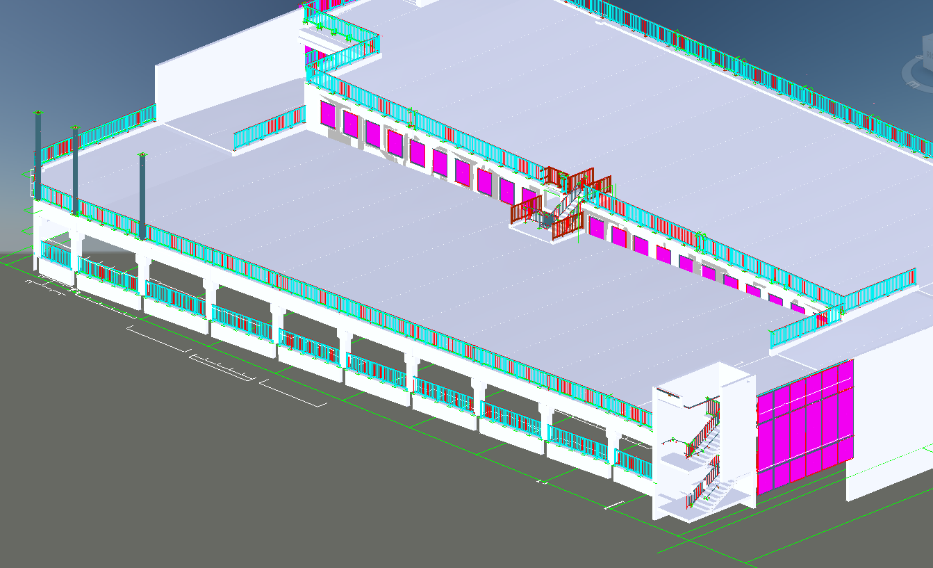 Parkade Guardrails & Structural Steel – UMBH Rebuild image